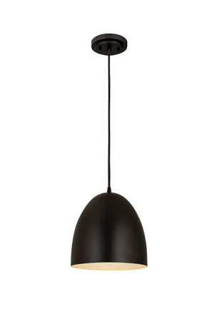 Z-Lite - 6012P9-SBK - One Light Pendant - Z-Studio - Satin Black