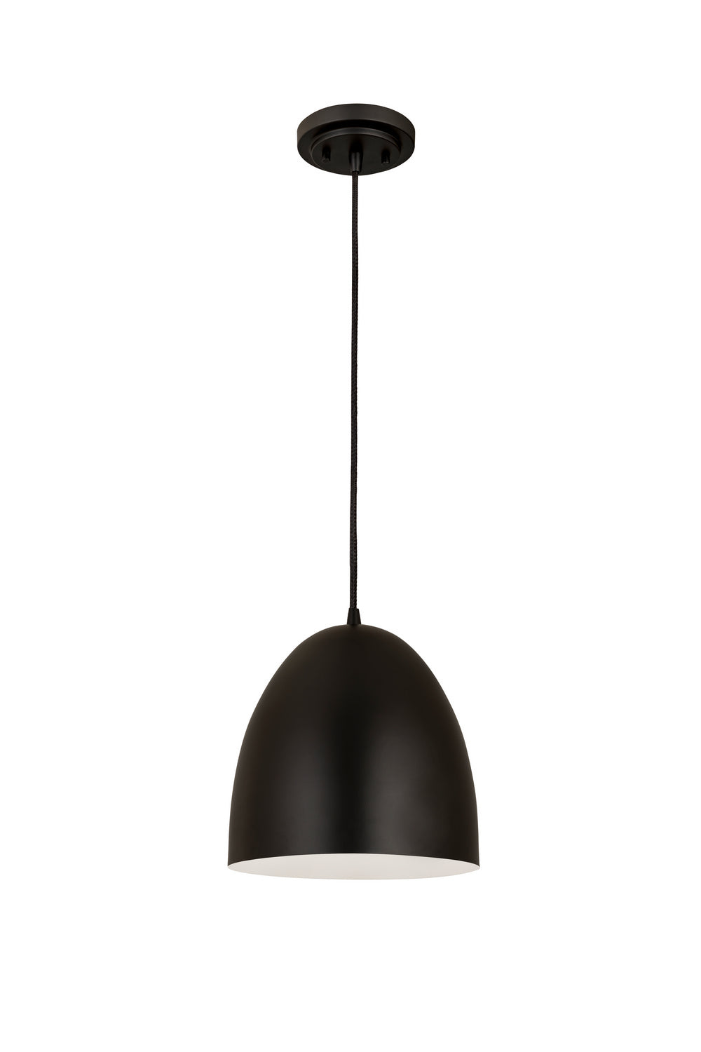 Z-Lite - 6012P9-SBK - One Light Pendant - Z-Studio - Satin Black