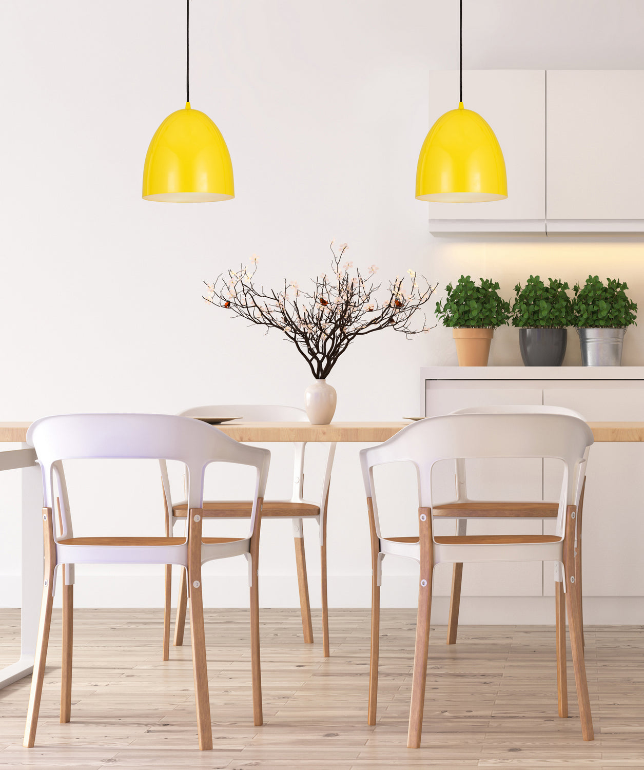 Z-Lite - 6012P9-YEL - One Light Pendant - Z-Studio - Yellow