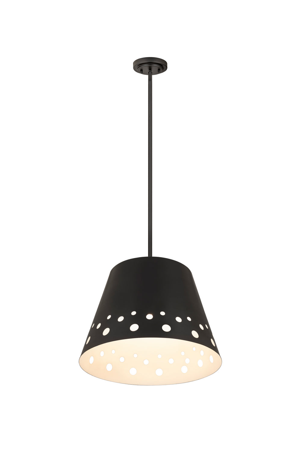 Z-Lite - 6014-18MB - One Light Chandelier - Katie - Matte Black