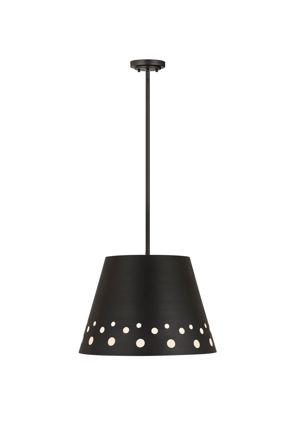 Z-Lite - 6014-18MB - One Light Chandelier - Katie - Matte Black