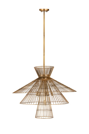 Z-Lite - 6015-8RB - Eight Light Chandelier - Alito - Rubbed Brass