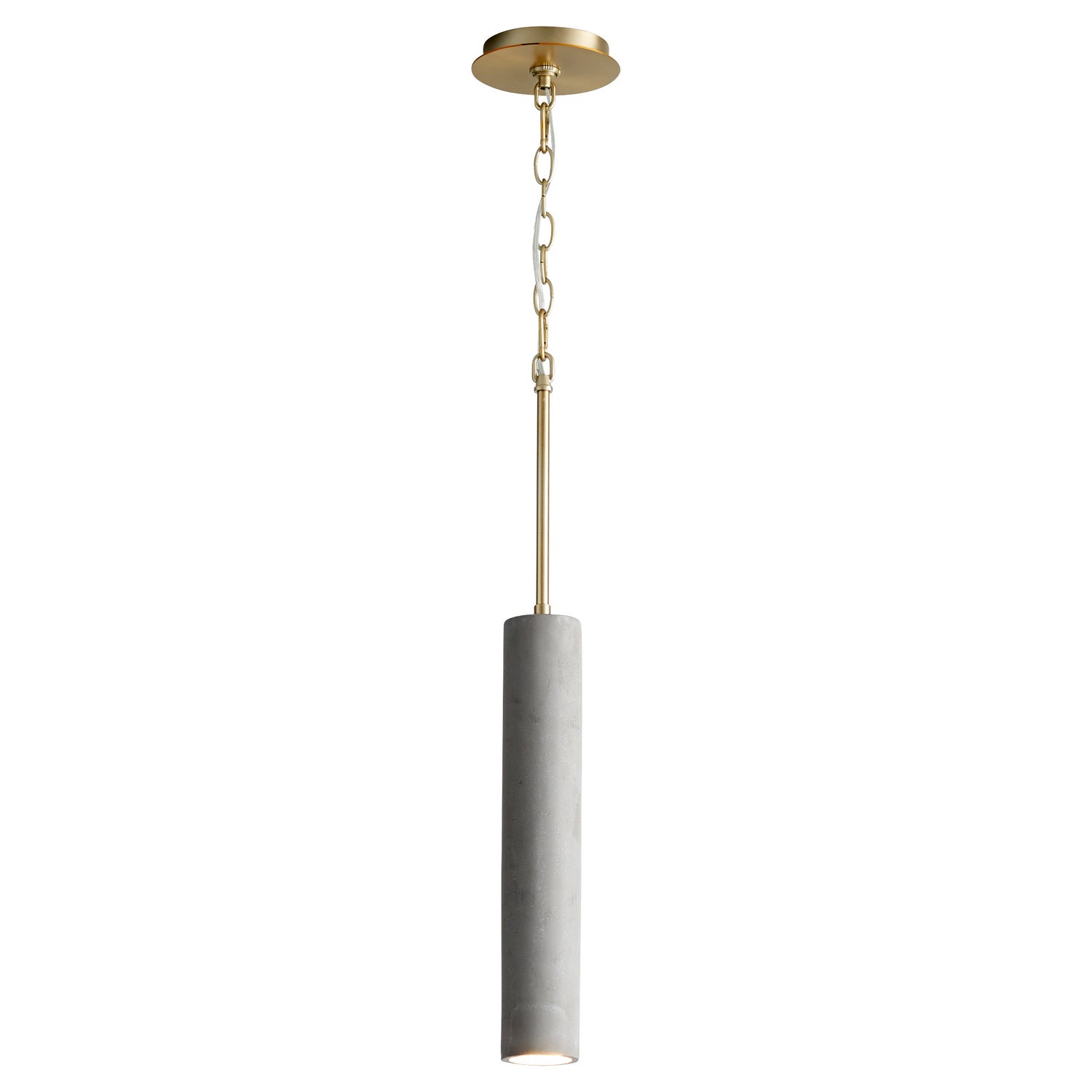 Oxygen - 3-614-1540 - LED Pendant - Totem - Dark Gray / Aged Brass