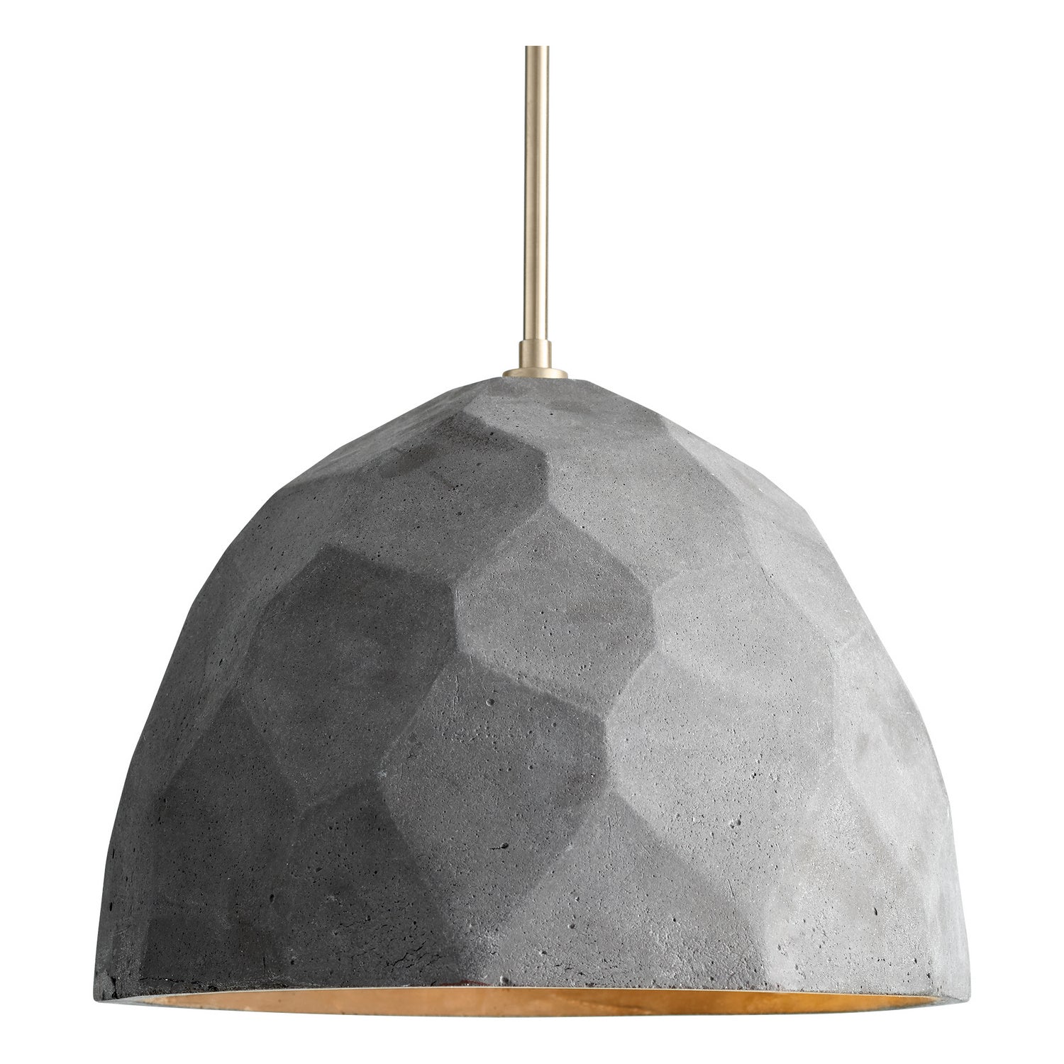 Oxygen - 3-663-1540 - LED Pendant - Maria - Dark Gray / Aged Brass