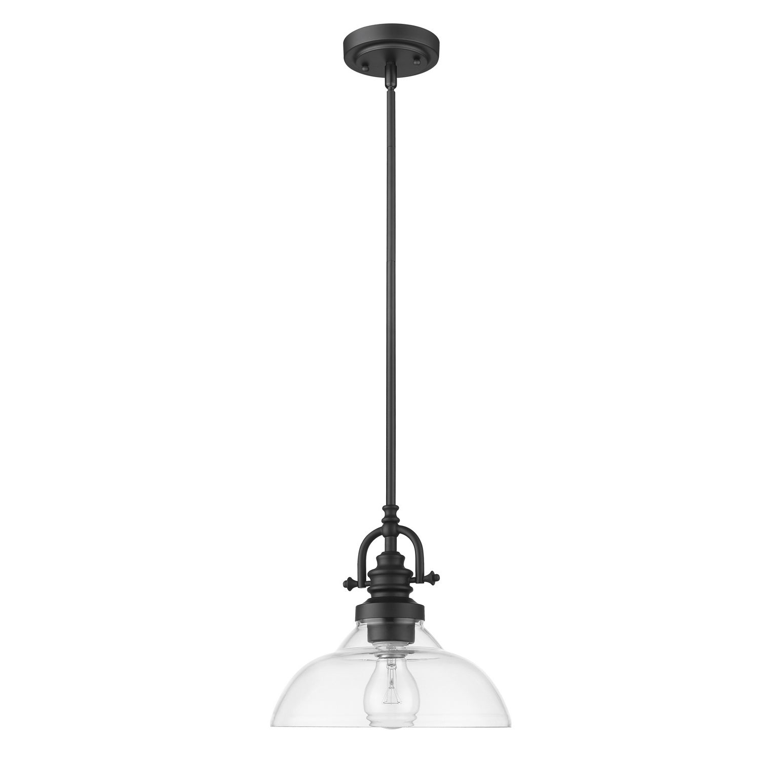 Acclaim Lighting - IN21147BK - One Light Pendant - Virginia - Matte Black