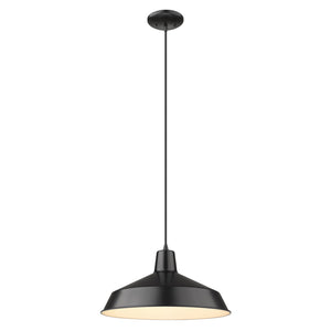 Acclaim Lighting - IN31143BK - One Light Pendant - Alcove - Matte Black