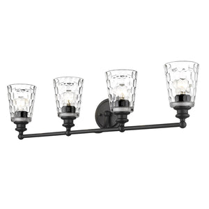 Acclaim Lighting - IN40023BK - Four Light Vanity - Mae - Matte Black