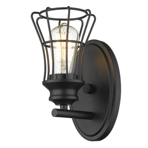 Acclaim Lighting - IN41280BK - One Light Wall Sconce - Piers - Matte Black