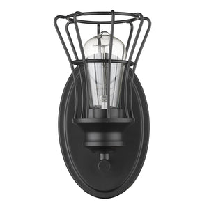 Acclaim Lighting - IN41280BK - One Light Wall Sconce - Piers - Matte Black