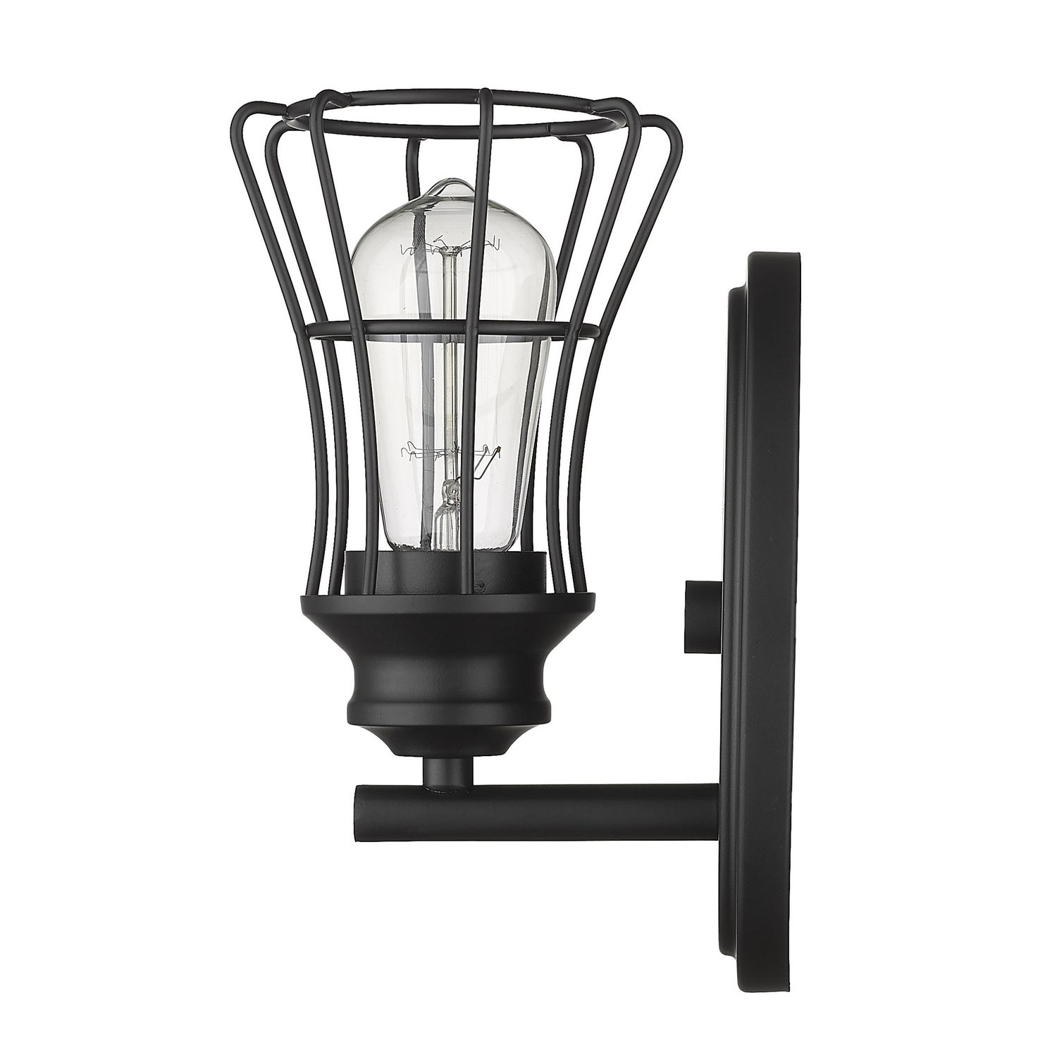 Acclaim Lighting - IN41280BK - One Light Wall Sconce - Piers - Matte Black