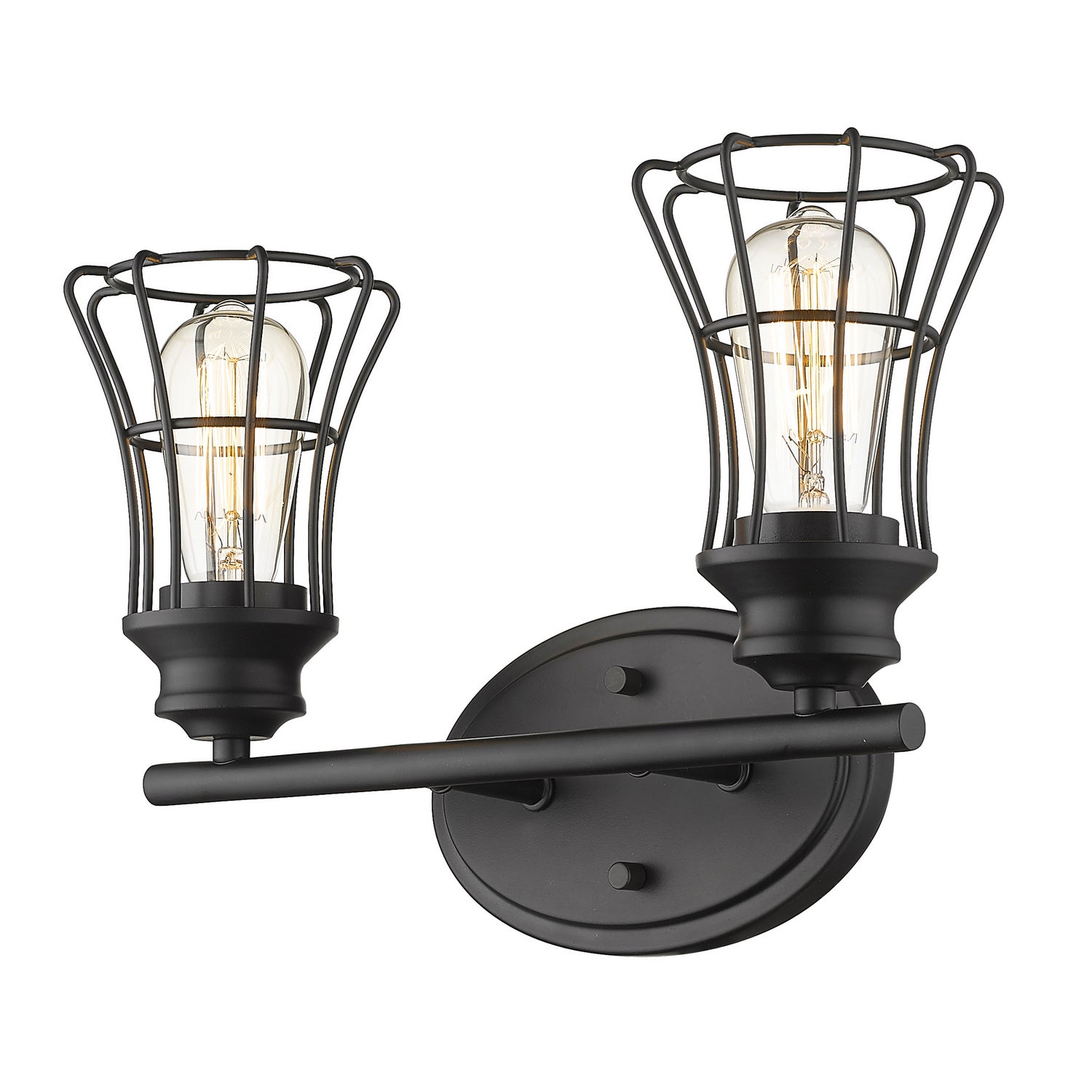 Acclaim Lighting - IN41281BK - Two Light Vanity - Piers - Matte Black