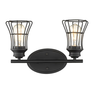 Acclaim Lighting - IN41281BK - Two Light Vanity - Piers - Matte Black