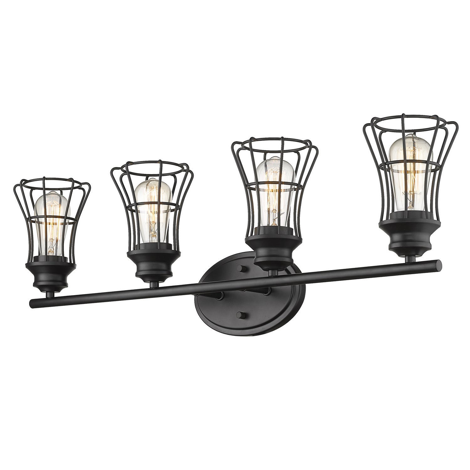 Acclaim Lighting - IN41283BK - Four Light Vanity - Piers - Matte Black