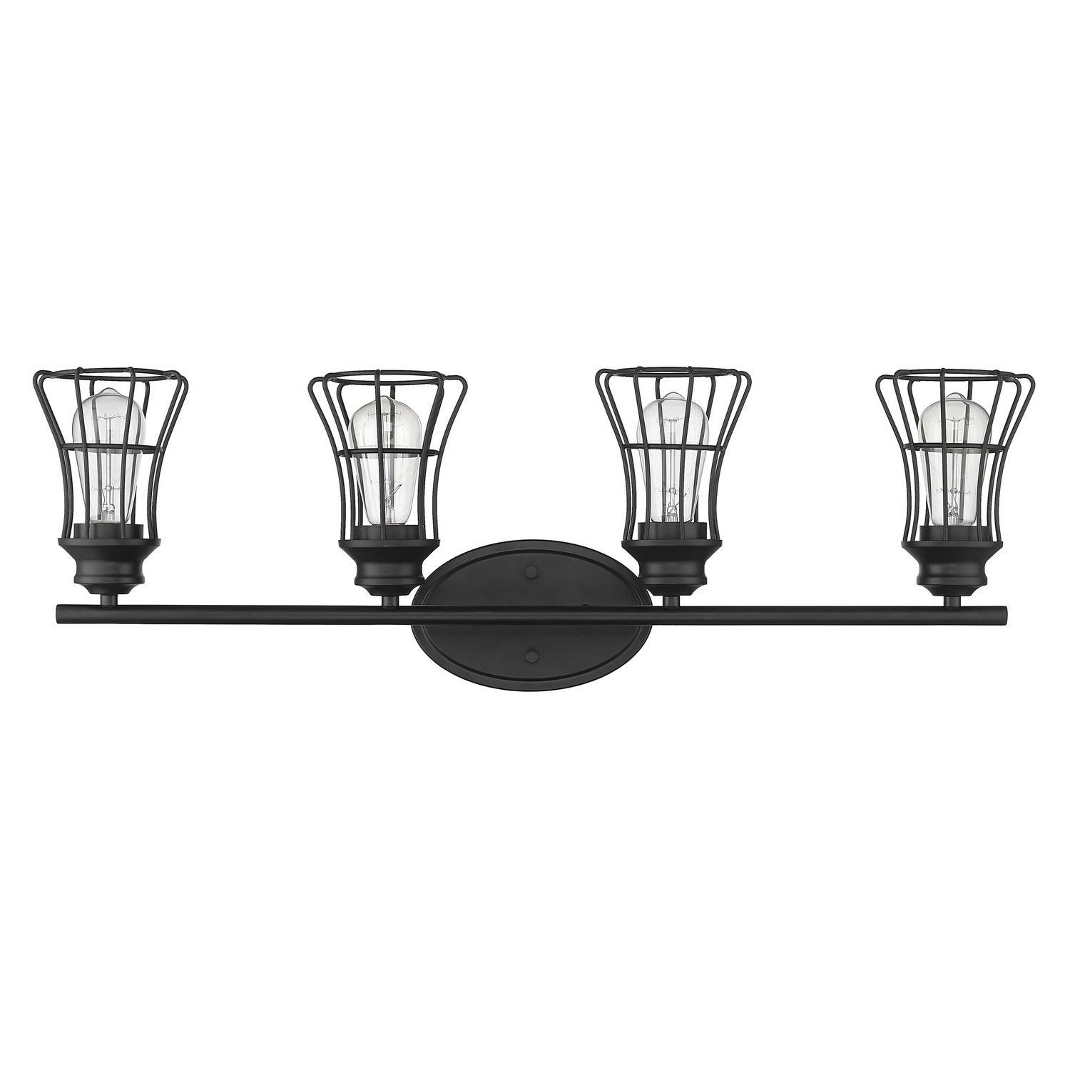 Acclaim Lighting - IN41283BK - Four Light Vanity - Piers - Matte Black