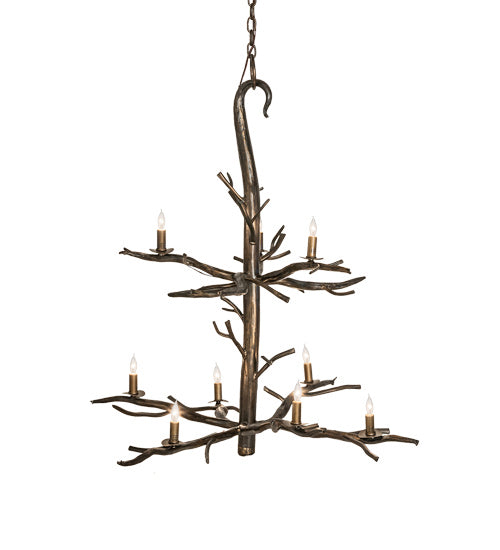 Meyda Tiffany - 223477 - 18 Light Chandelier - Winter Solstice - Antique Copper