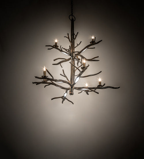 Meyda Tiffany - 223477 - 18 Light Chandelier - Winter Solstice - Antique Copper