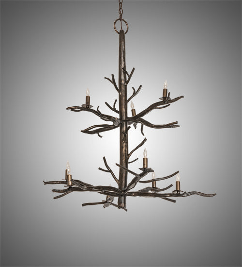 Meyda Tiffany - 223477 - 18 Light Chandelier - Winter Solstice - Antique Copper