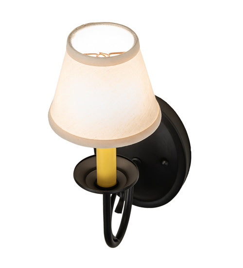 Meyda Tiffany - 240912 - One Light Wall Sconce - Jenna - Flat Black