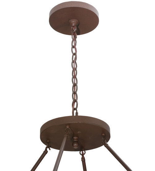 Meyda Tiffany - 243588 - Eight Light Pendant - Commerce - Cafe Noir