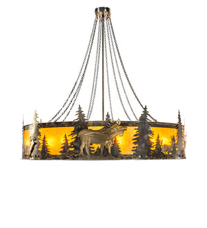 Meyda Tiffany - 243674 - 40 Light Chandel-Air - Roosevelt - Dark Burnished Antique Copper