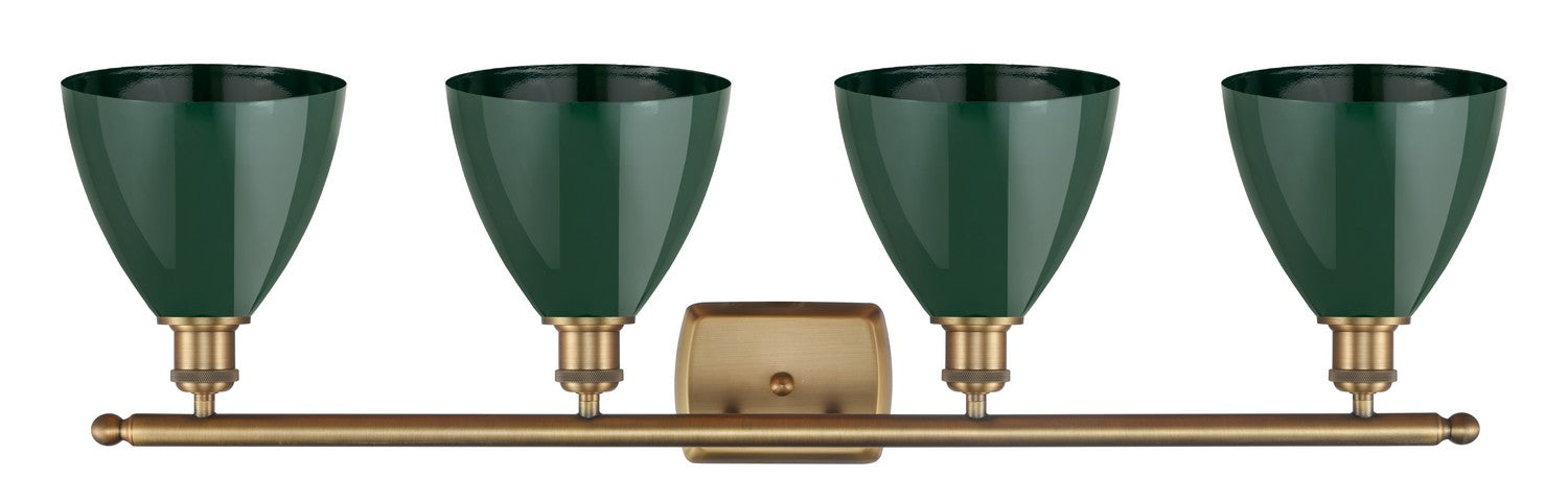 Innovations - 516-4W-BB-MBD-75-GR - Four Light Bath Vanity - Ballston - Brushed Brass