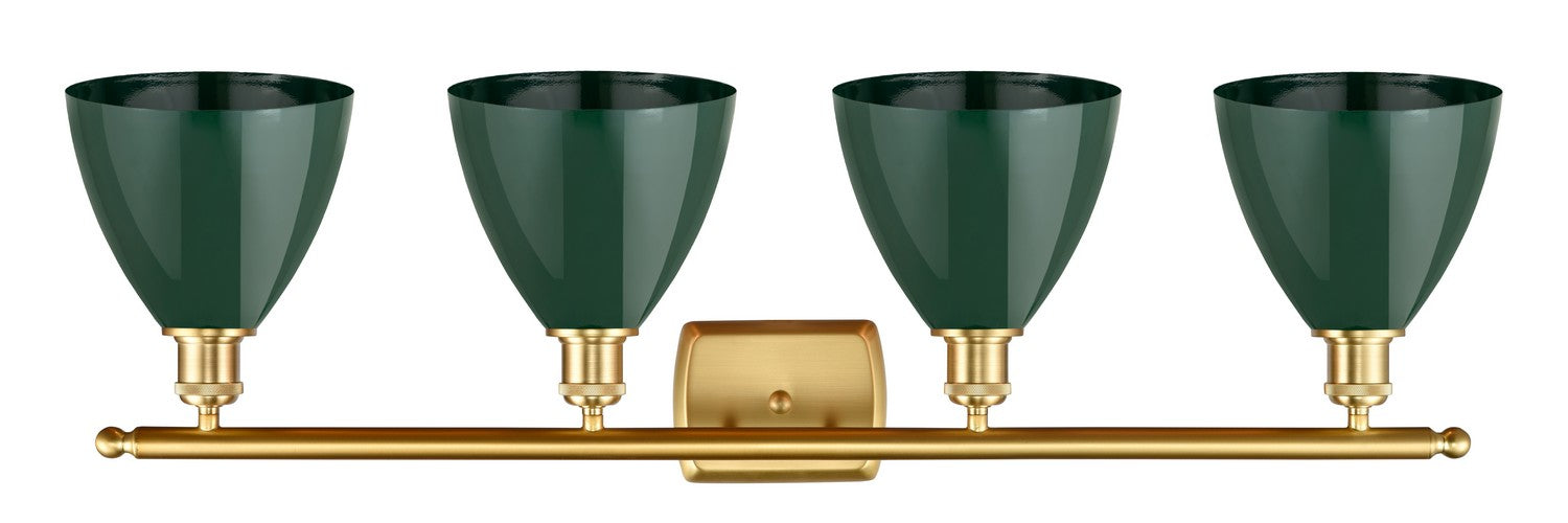 Innovations - 516-4W-SG-MBD-75-GR - Four Light Bath Vanity - Ballston - Satin Gold