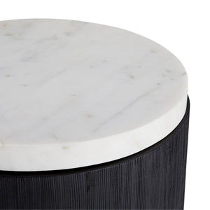 Arteriors - 4873 - Side Table - Gregor - White