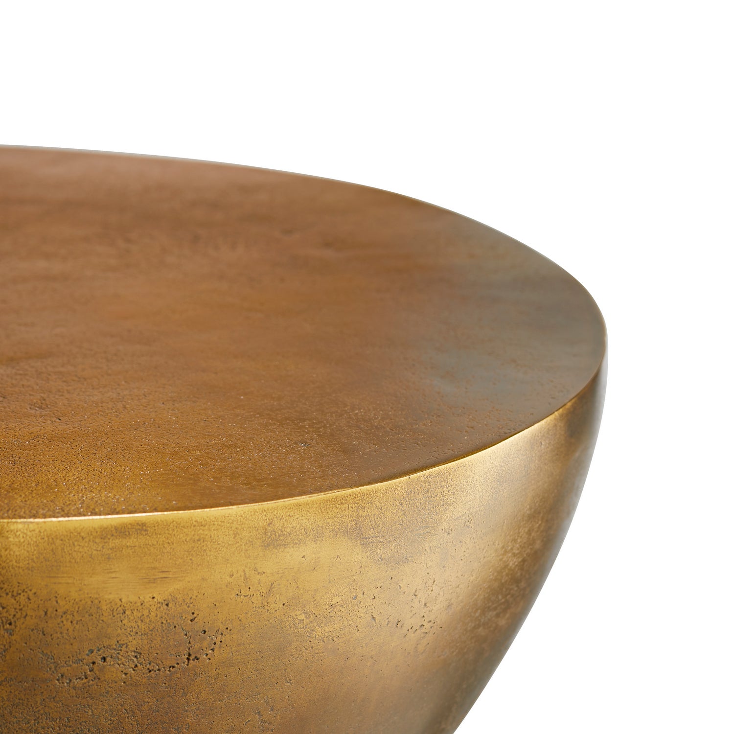 Arteriors - 4876 - Accent Table - Hilda - Antique Brass