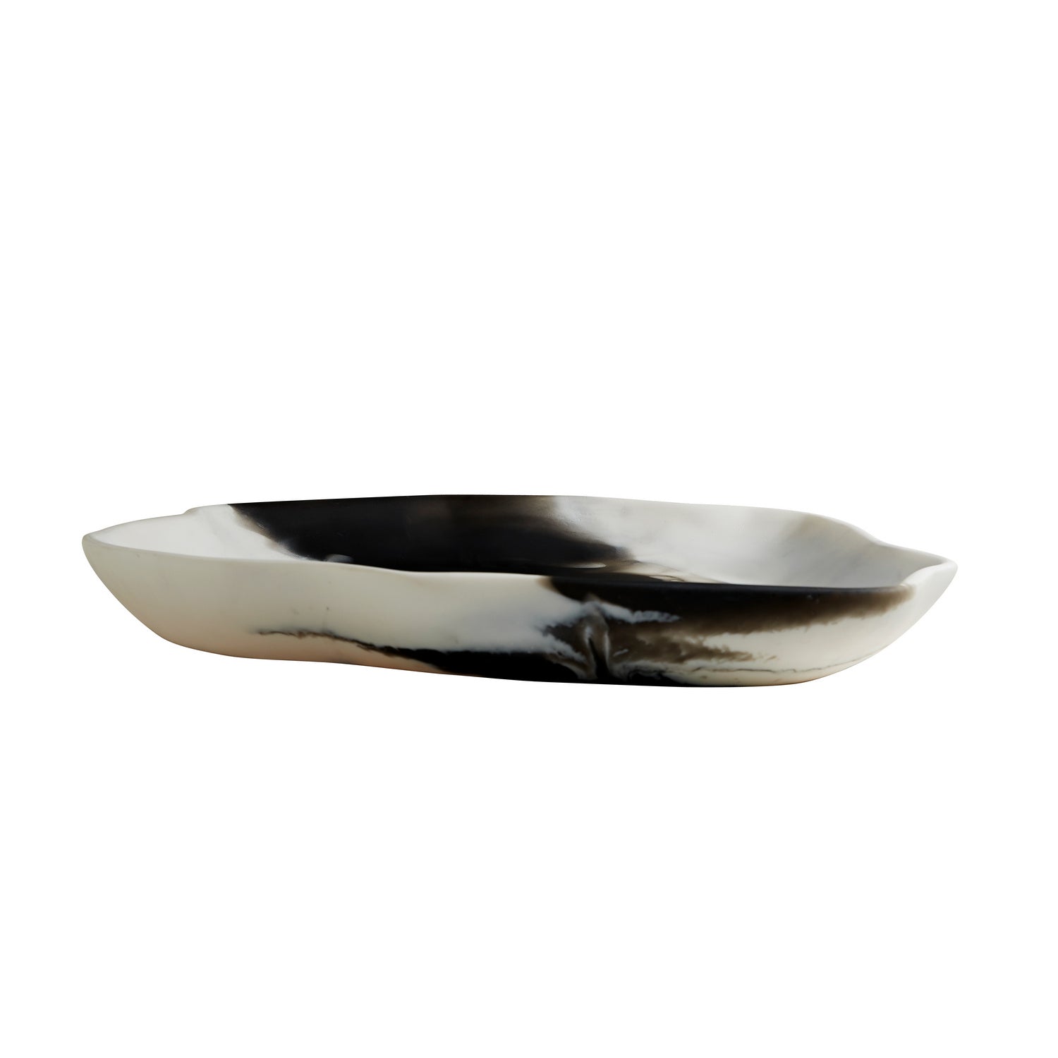 Arteriors - 5622 - Trays, Set of 2 - Hollies - Black & White