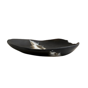 Arteriors - 5622 - Trays, Set of 2 - Hollies - Black & White