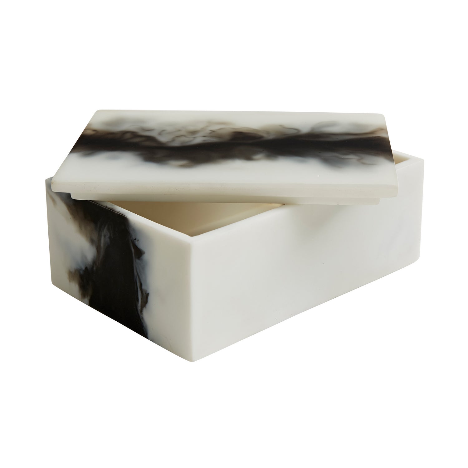 Arteriors - 5623 - Boxes, Set of 2 - Holliees - Black & White