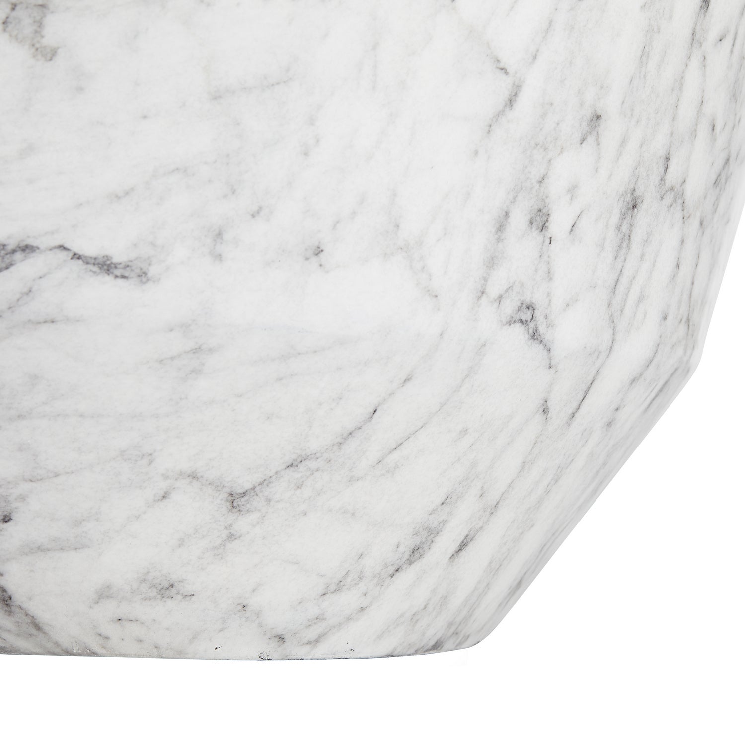 Arteriors - 5639 - Cocktail Table - Godwin - White Faux Marble