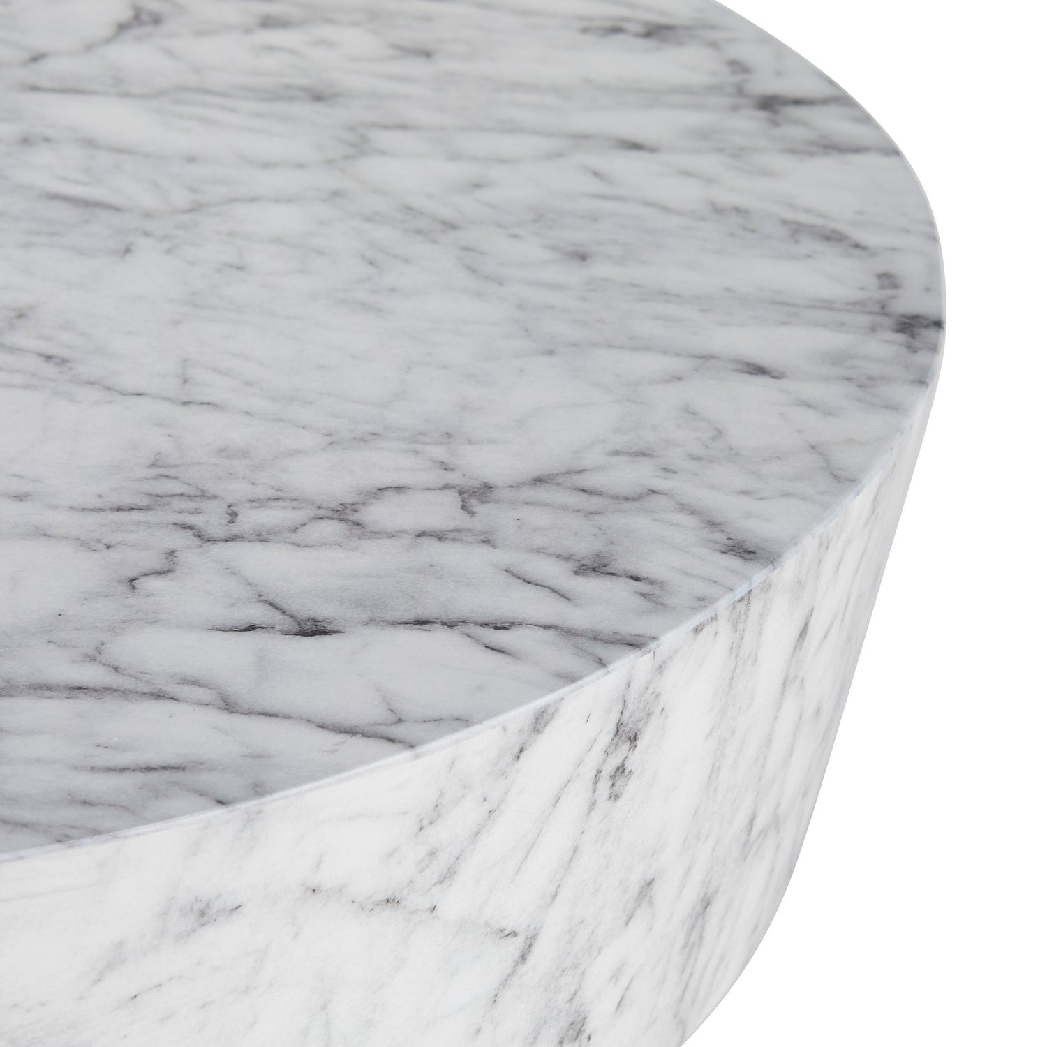 Arteriors - 5639 - Cocktail Table - Godwin - White Faux Marble