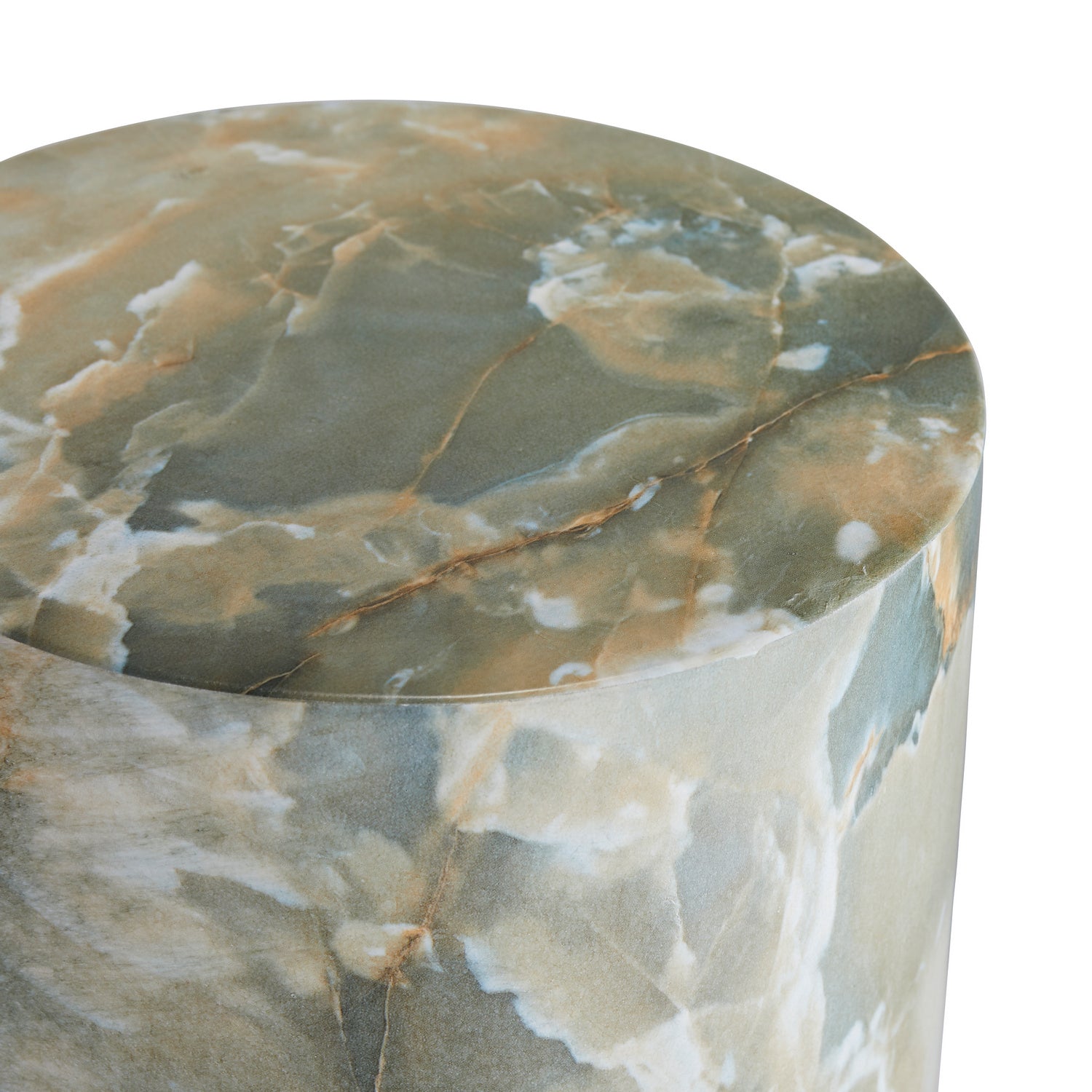 Arteriors - 5640 - Accent Table - Herbie - Jade Faux Marble