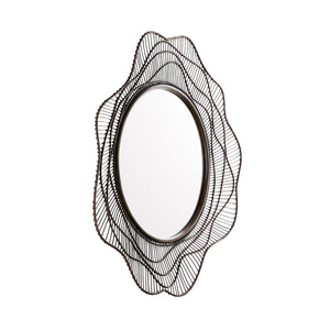 Arteriors - 5659 - Mirror - Gloria - Dark Gray Stained