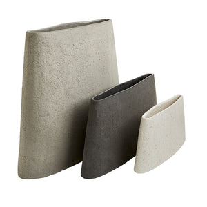 Arteriors - 7896 - Vases, Set of 3 - Hasta - Gray