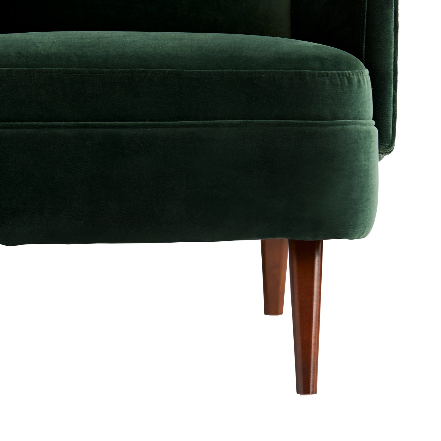 Arteriors - 8149 - Upholstery - Chair - Budelli - Forest Velvet/Dark Walnut