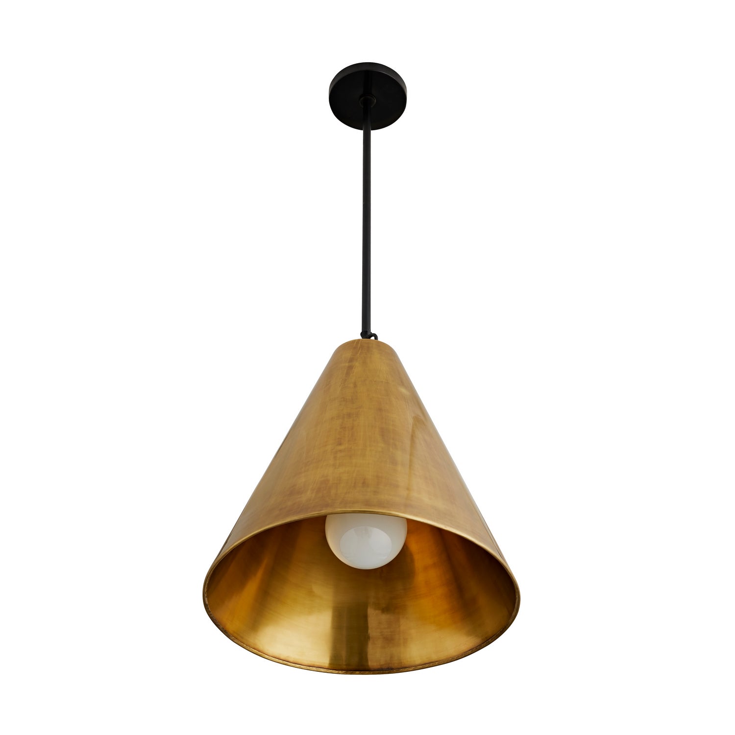 Arteriors - 44760 - One Light Pendant - Helga - Antique Brass