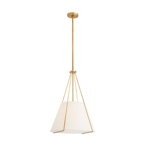 Arteriors - 49693 - One Light Pendant - Heloise - Antique Brass