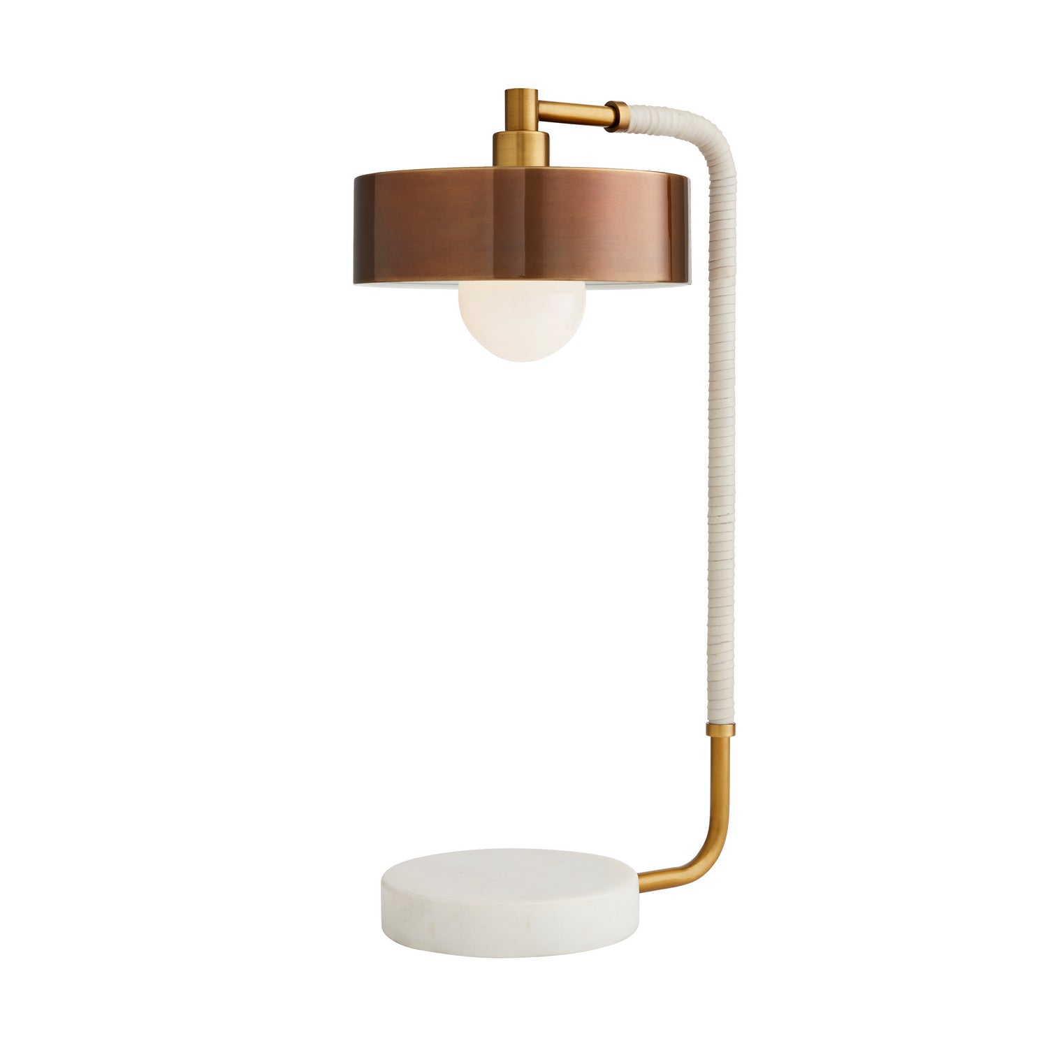 Arteriors - 49735 - One Light Lamp - Aaron - Heritage Brass