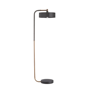 Arteriors - 79813 - One Light Floor Lamp - Aaron - Heritage Brass