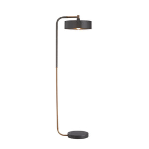 Arteriors - 79813 - One Light Floor Lamp - Aaron - Heritage Brass