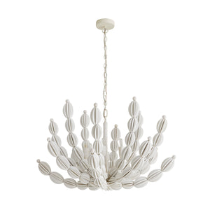 Arteriors - 85021 - Six Light Chandelier - Indi - White