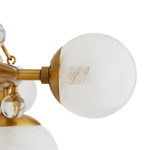 Arteriors - 89447 - 12 Light Chandelier - Troon - Antique Brass