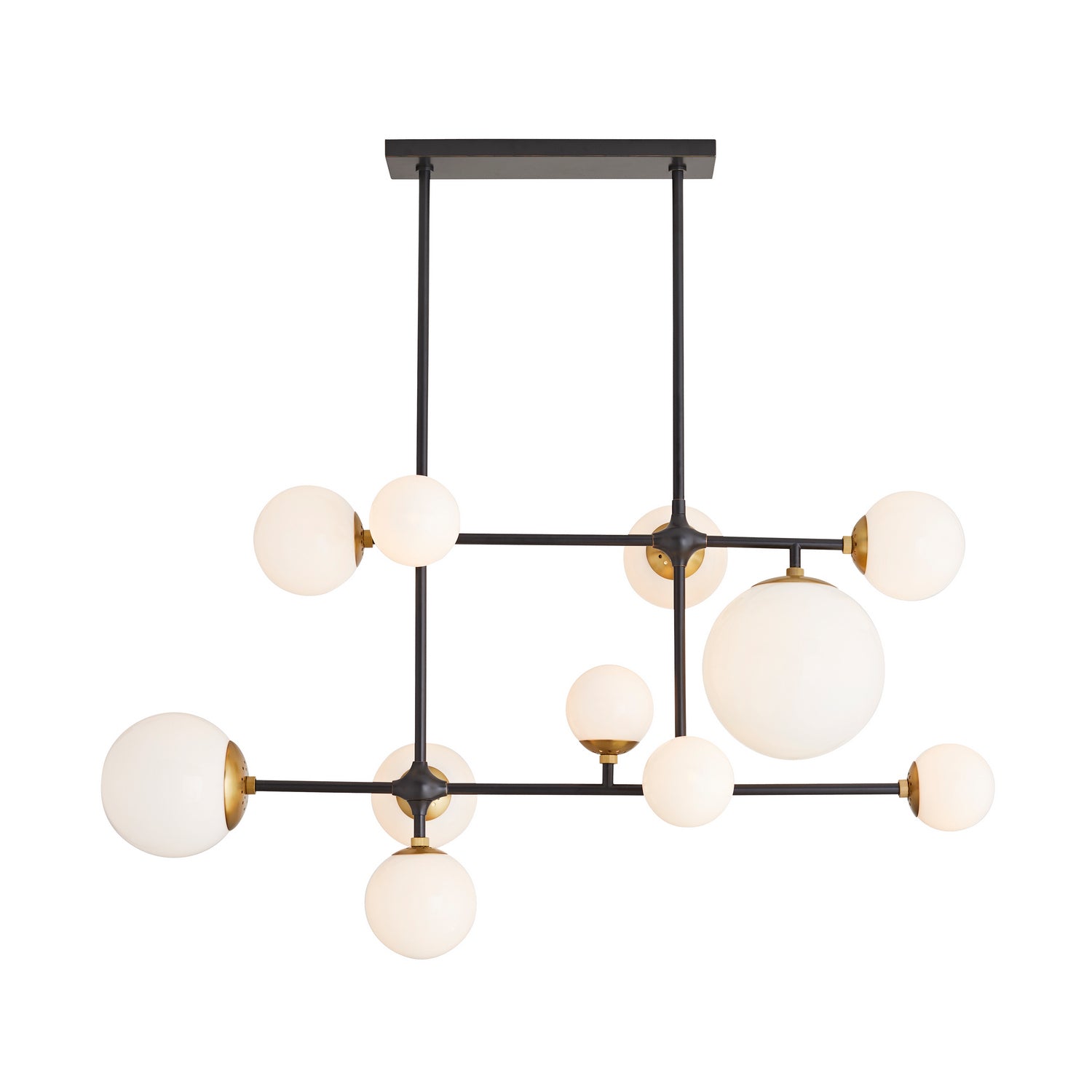 Arteriors - 89473 - 11 Light Chandelier - Hilliard - Bronze