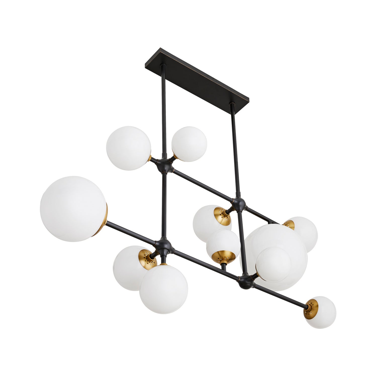 Arteriors - 89473 - 11 Light Chandelier - Hilliard - Bronze