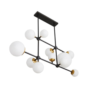 Arteriors - 89473 - 11 Light Chandelier - Hilliard - Bronze