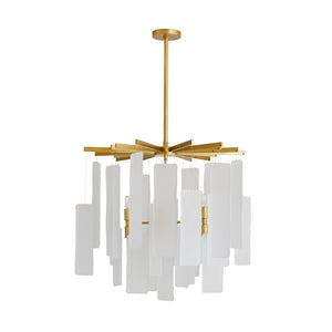 Arteriors - 89480 - Eight Light Chandelier - Harriet - Frosted