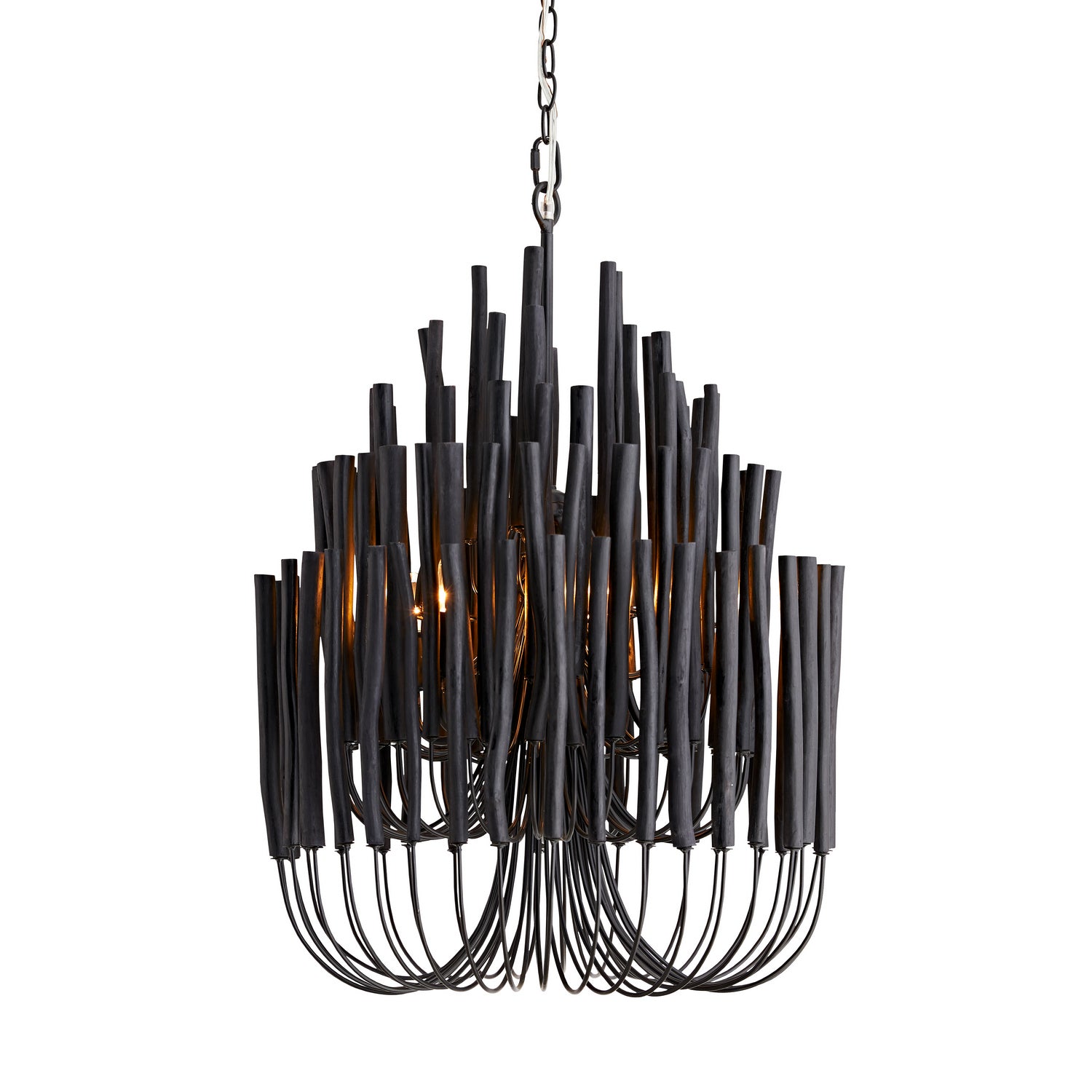 Arteriors - 89483 - Five Light Chandelier - Tilda - Black