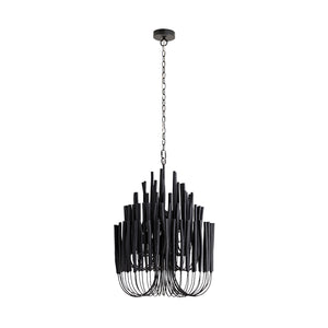 Arteriors - 89483 - Five Light Chandelier - Tilda - Black